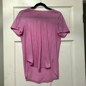 Under Armour Heathered Pink High/Low Tee